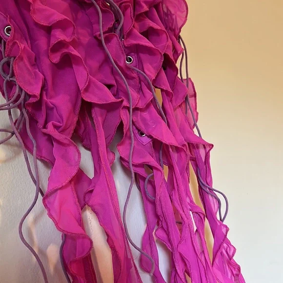 Femme Bustier Top Fuchsia/Pink - Picture 4 of 10